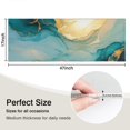 thumbnail image 5 of Blue Gold Marble Pattern Kitchen Rug Mat,Kitchen Runner Rugs Non Skid Washable,Decorative Kitchen Floor Mats for Kitchen,Sink,Laundry,17"X47", 5 of 5