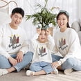 thumbnail image 1 of Matching Family Christmas Tree Print Long Sleeve Sweatshirt Casual Pullover Tops, 1 of 8