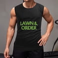 thumbnail image 2 of Lawn And Order Men'S Muscle T-Shirt, Sleeveless, Muscle Tank Tee Top 2XL, 2 of 7