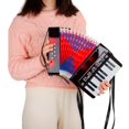 thumbnail image 1 of Mini Accordion Kids Juguete de instrumentos musicales para principiantes aficionados Negro CUTICAT acordeón de niños, 1 of 8