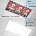 thumbnail image 4 of Cheg Red Fluorescent Light Covers, Black White Check Buffalo Plaid Grid Lattice Magnetic Light Covers for Ceiling Lights, Fluorescent Ceiling Shade Filters for Classroom Bedroom Office 4x2Ft x 4PCS, 4 of 8
