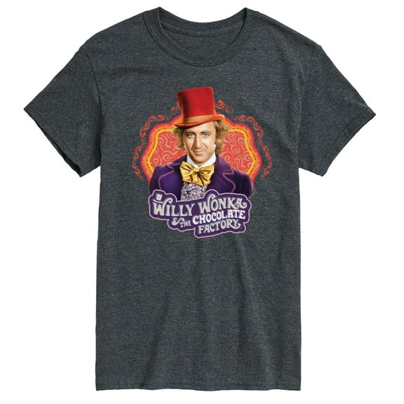 Willy Wonka & The Chocolate Factory - Original Movie Cover - Men's Short Sleeve Graphic T-Shirt