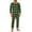 Green E, variant on Afuyipoi Christmas Pajamas Men, Homewear Plaid Print Two-Piece Set Themed Pajamas Green S