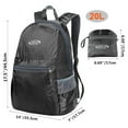 thumbnail image 3 of G4Free 20L Lightweight Packable Backpack Travel Hiking Daypack Foldable Backpack for Men Women, 3 of 8