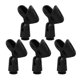 thumbnail image 5 of GOOHOCHY 1 juego de 5 pinzas para micrófono universales y prácticas (negras), 5 of 7