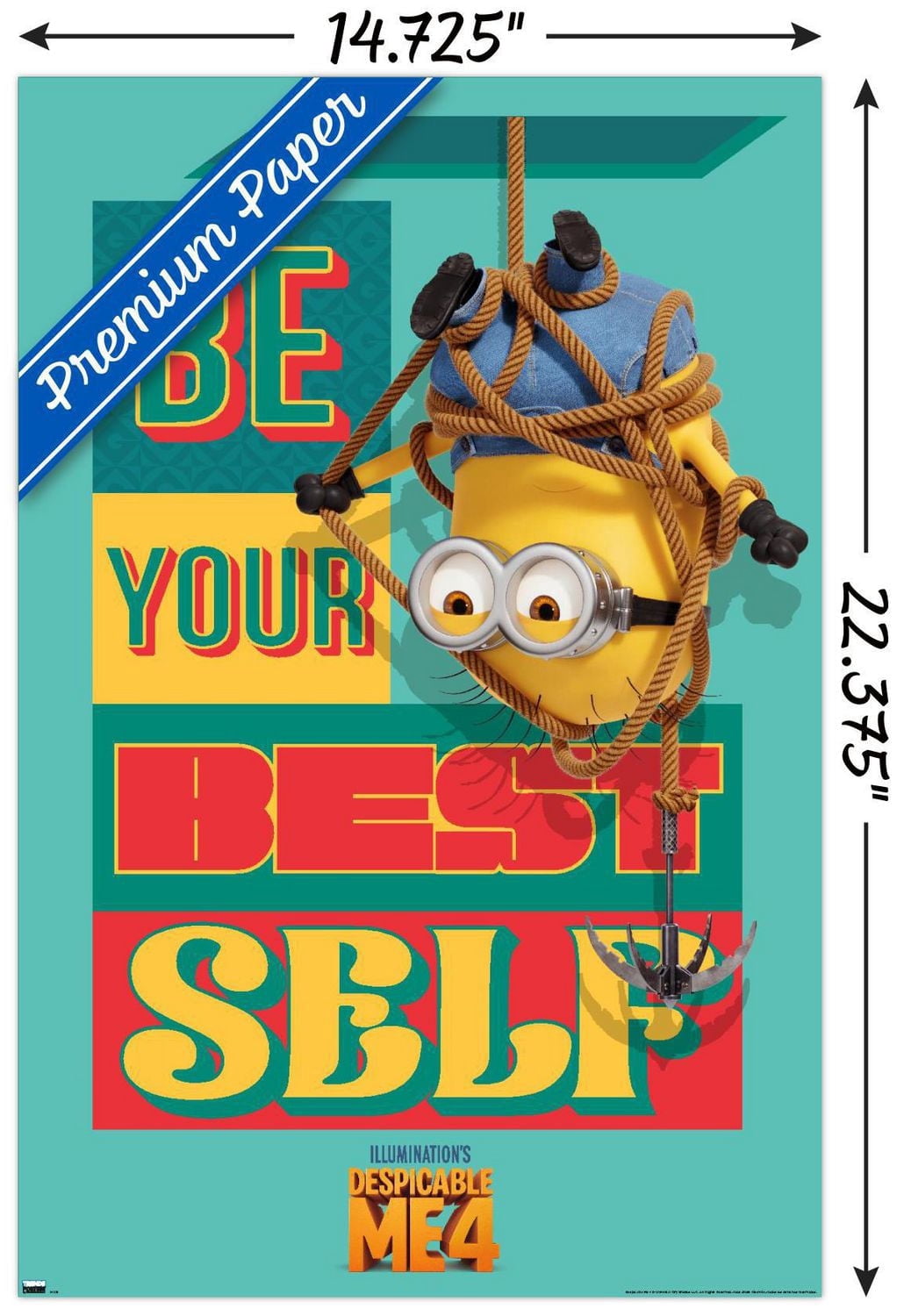 Illumination Despicable Me 4 - Best Self Wall Poster, 22.375" x 34"