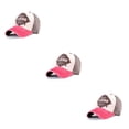 thumbnail image 4 of fastboy Casquette de Tennis Ajustable pour Hommes et Femmes, Randonnée, Golf, Baseball, Rose 3Set, 4 of 6