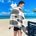 thumbnail image 4 of Dreamtimes Sheep Beach Towel Super Absorbent Oversized Travel Towels Lightweight Compact Quick Dry Towel for Swimming Camping Holiday, 4 of 7
