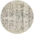 thumbnail image 2 of Rugs.com Lennon Collection Rug – 3 Ft Round Ivory And Gray Medium Rug Perfect For Kitchens, Dining Rooms, 2 of 8