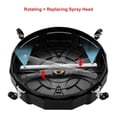 thumbnail image 2 of CEORPER 3 Wheeled Rotary Surfaces Cleaning Tool For High Pressure Washer With 2 Backup Nozzles And Flexible Skirt Guard, 2 of 8