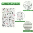 thumbnail image 7 of Yjiankangzg Kitchen Towels Set of 2, Floral Farmhouse Dish Hand Towels Vintage Tea Towel Absorbent Dish Cloth for Housewarming Gift Mothers Day Birthday 16x24inch, 7 of 7