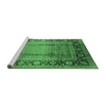 thumbnail image 2 of Ahgly Company Machine Washable Indoor Rectangle Oriental Emerald Green Industrial Area Rugs, 2' x 5', 2 of 4