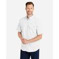 thumbnail image 2 of HUK Performance Fishing Tide Point Short Sleeve Shirt - Mens, White, 2XL, H15001, 2 of 6