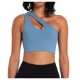 thumbnail image 1 of Women One-Shoulder Plus Size Exercise Shake-proof Yoga Bra Underwear, 1 of 5