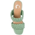 thumbnail image 5 of Journee Womens Melissa Open Square Toe Block Heel Dress Sandals, Widths Available, 5 of 10