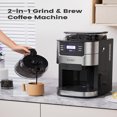10Cup Coffee Maker with Grinder Programmable Grind & Brew 1.5L Water