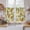 White, variant on Orange Lemons Kitchen Curtains 45 Inch Length, Summer Botanical Checkered Farmhouse Tiers Curtains for Bathroom Bedroom Cafe, Light Filtering Small Window Treatment Short Drapes 2 Panels 42"Wx45"L