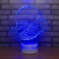 thumbnail image 4 of 3D Football Soccer Shoes Night Light Led Touch Switch Decor Table Desk Optical Illusion Lamps 7 Color Changing Lights LED Table Lamp Xmas Home Love Birthday Children Kids Decor Toy Gift, 4 of 4