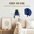 thumbnail image 3 of 3 Pcs Wall Mount Phone Holder, Phone Stand for Bed, Wall Mounted Shower Phone Holder Remote Control Holder with Hooks, Self-Adhesive Universal Media Organizer Storage Box, 3 of 12