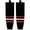 red-white-red, variant on Unisex Black Series Ice Hockey Socks For Men and Youth Team Color Stitched Socks