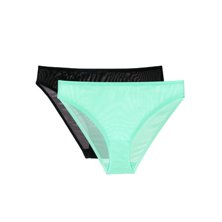 

Smart & Sexy Women s Mesh High Leg Panty 2-Pack Style-SA1409