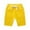 Yellow, variant on Girls Bike Shorts Athletic Running Black Shorts Elastic Baby Girl Summer 3-4 Years