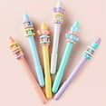 thumbnail image 3 of 3pcs Cute Decompression Gel Pens 0.38mm Black Ink Pen Fun Stress Relief Pens Top Rotation, 3 of 8