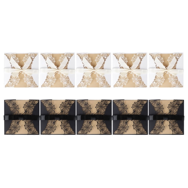 PENIKOKO 10Pcs Party Invitation Card Set for Business Events Fabric Material