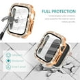 thumbnail image 2 of Dwitch 40mm Case Compatible with Apple Watch 40mm SE Series 6/5/4/SE 2nd Gen Case with Screen Protector, Shockproof Bling Diamond Overall Hard Rugged Protective Case,Rosegold, 2 of 4