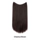 thumbnail image 1 of Peluca de mujer de una sola pieza libremente ajustable invisible cabello largo liso multicolor degradado línea de pesca extensión de cabello, 1 of 6