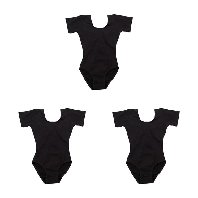 Qarigey Traje de baile de Ballet de gimnasio para niñas, mono con cordón, forro transpirable, ropa de baile de gimnasia, traje de leotardo Type1 NO1