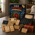 thumbnail image 5 of 24-Day Mystery Adventure Advent Calendar, Christmas Escape Room Game with Interactive Story Themes, Open A New Discovery Every Day Family Cooperative Game Countdown Gift for Family & Adults, 5 of 6