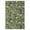 Green, variant on HOMERRY Washable 9' x 12' Area Rug for Living Room Farmhouse Modern Floral Beige Rug Non Slip Large Indoor Carpet