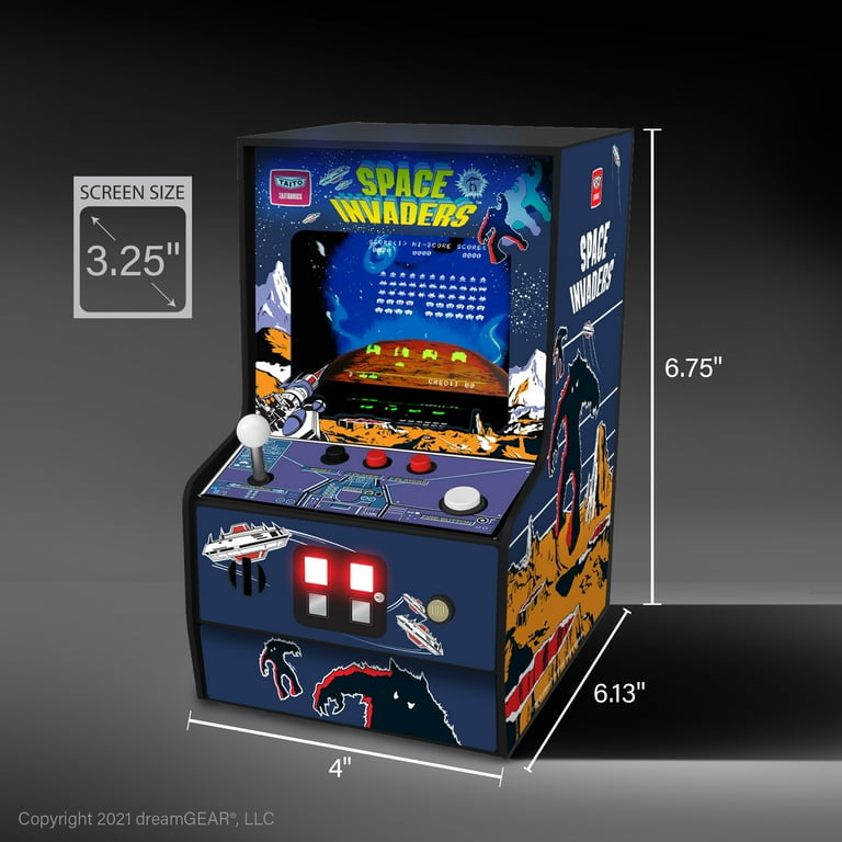 My Arcade Classic Space Invaders Mini Video Game Machine - Walmart.com