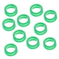 thumbnail image 1 of Paquete de 10 Tijeras de Peluquería Baoblaze Puños de goma Duraderas y Suaves Verde, 1 of 8