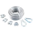 thumbnail image 1 of 3/32" x 50' 7 x 7 Strands Galvanized Aircraft Cable, 1 of 2