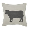 thumbnail image 3 of VHC Brands Finders Keepers Cow Silhouette Pillow 6x6, 3 of 3