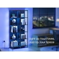thumbnail image 2 of 6-Tier Bookshelf, LED Display Shelf with Dimmable Lights, Steel Frame, 11.9 x 15.7 x 70.3 Inches, for Living Room, Bedroom, 2 of 7