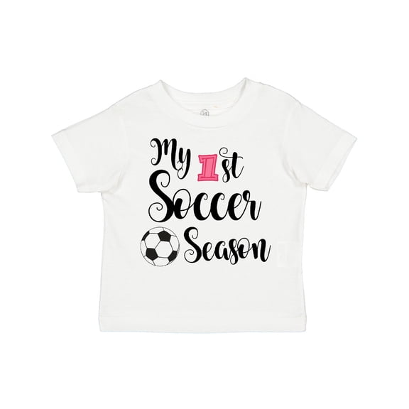 Inktastic My 1st Soccer Season Girls Toddler T-Shirt