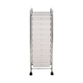 thumbnail image 3 of Seville Classics 10-Drawer Organizer Cart, Frost White, 3 of 12