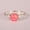 Rose Plated, variant on Sparkling Pink Fire Opal and Diamonds Ring, Big Opal Gamstone Ring, 925 Starling Silver Ring, Annivarsery Ring, Handmade Jewelry, Gift For Her.