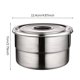 thumbnail image 2 of Cuenco De Mantenimiento Fresco De Acero Inoxidable 304 Con Tapa, Cuenco De Almacenamiento De Alimentos Sellado, Cuenco De Almuerzo Bento Para Viaje En Casa, Picnic, Camping Advancent HA028063-01, 2 of 7