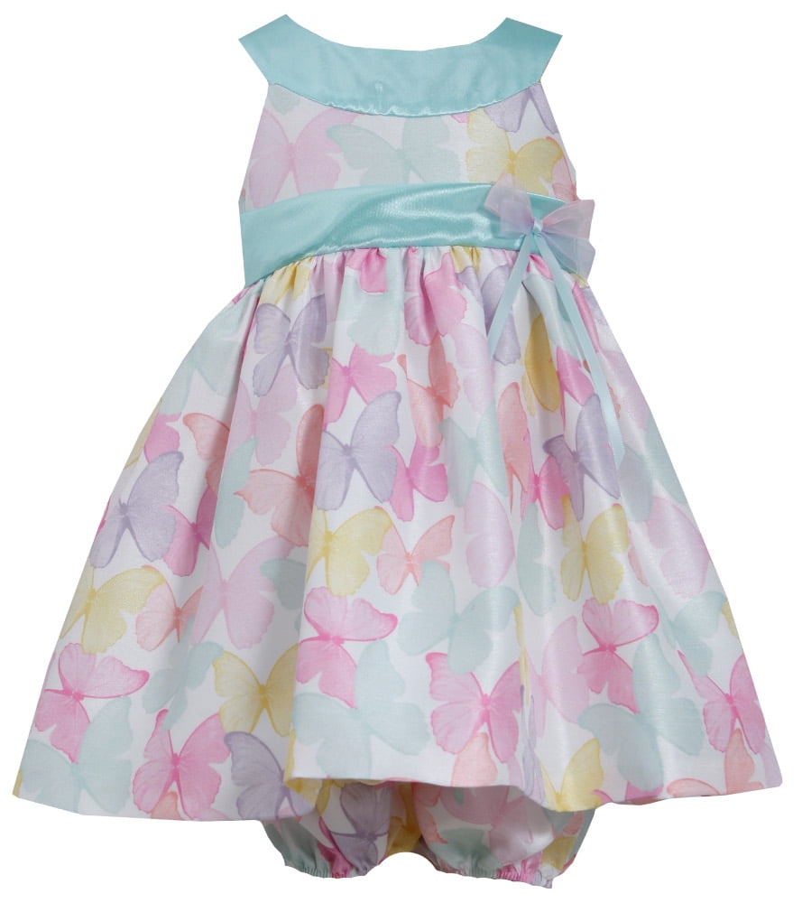 Baby-Girls Easter Dress Pastel Shantung 