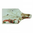 thumbnail image 1 of Christmas Cutting Board, Snowman with Hat and Elements Colorful Jolly Holiday Theme Illustration, Decorative Tempered Glass Cutting and Serving Board, in 3 Sizes, by Ambesonne, 1 of 2