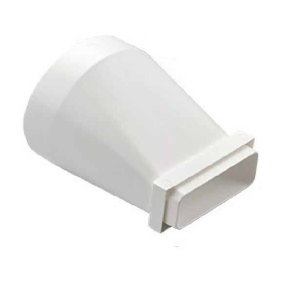 Ventilation Duct Converter Rectangular to Round Straight Channel Connector Flat Ducting Adaptors to Round Converter