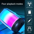 thumbnail image 3 of Portable Bluetooth Speakers with Lights, Night Light Waterproof,Speakers Color Change Bluetooth Speaker, Handsfree Phone PC MicroSD USB, 3 of 8