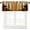 Wine-1, variant on Wine Valance Curtain, Vintage Barrel Red Wine on Table Glasses Wine Grapes Windows Curtain Valance for Kitchen Dining Room Canteens Home Decor, One Panel 54x18in
