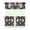 White-67, variant on Pioneer Kitchen Curtains and Valance Set 24 Inch Tier Flower Power Curtains Small Drapes for Cafe Living Room Bathroom Farmhouse 3 Pieces Set Rod Pocket
