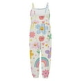 thumbnail image 5 of Utlike Girls Romper Baby Kids Jumpsuit Suspenders Summer Outfits Toddler Lightweight Comfort Bodysuits Size 5 Years-6 Years, 5 of 5