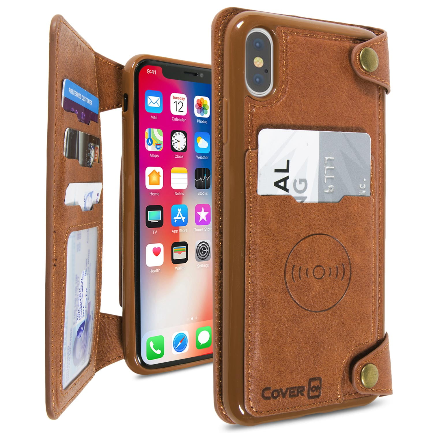 Iphone 10s wallet case Clearance